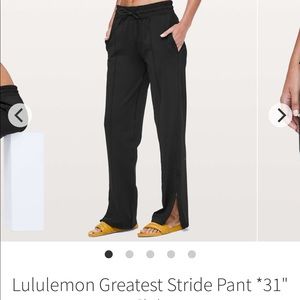 Greatest stride pants lululemon